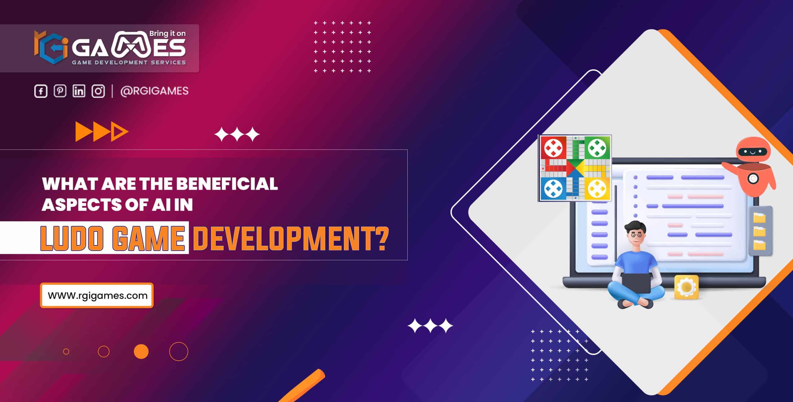 What are the beneficial aspects of AI in Ludo game development